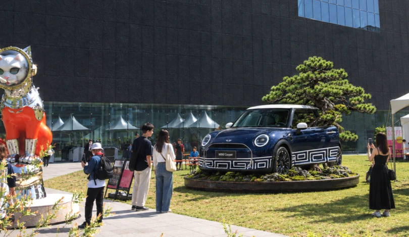 Concept for the touring Signature Cooper and bonsai display
